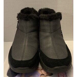 Skechers relaxed fit air cooled memory foam Ankle Side Zip Up Size7.5